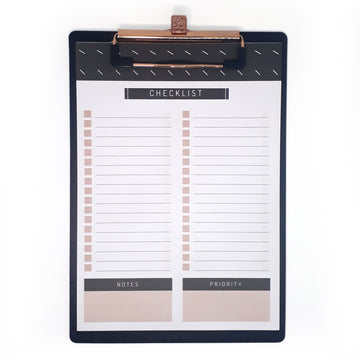 Bloco Checklist A5 – Linha Noir